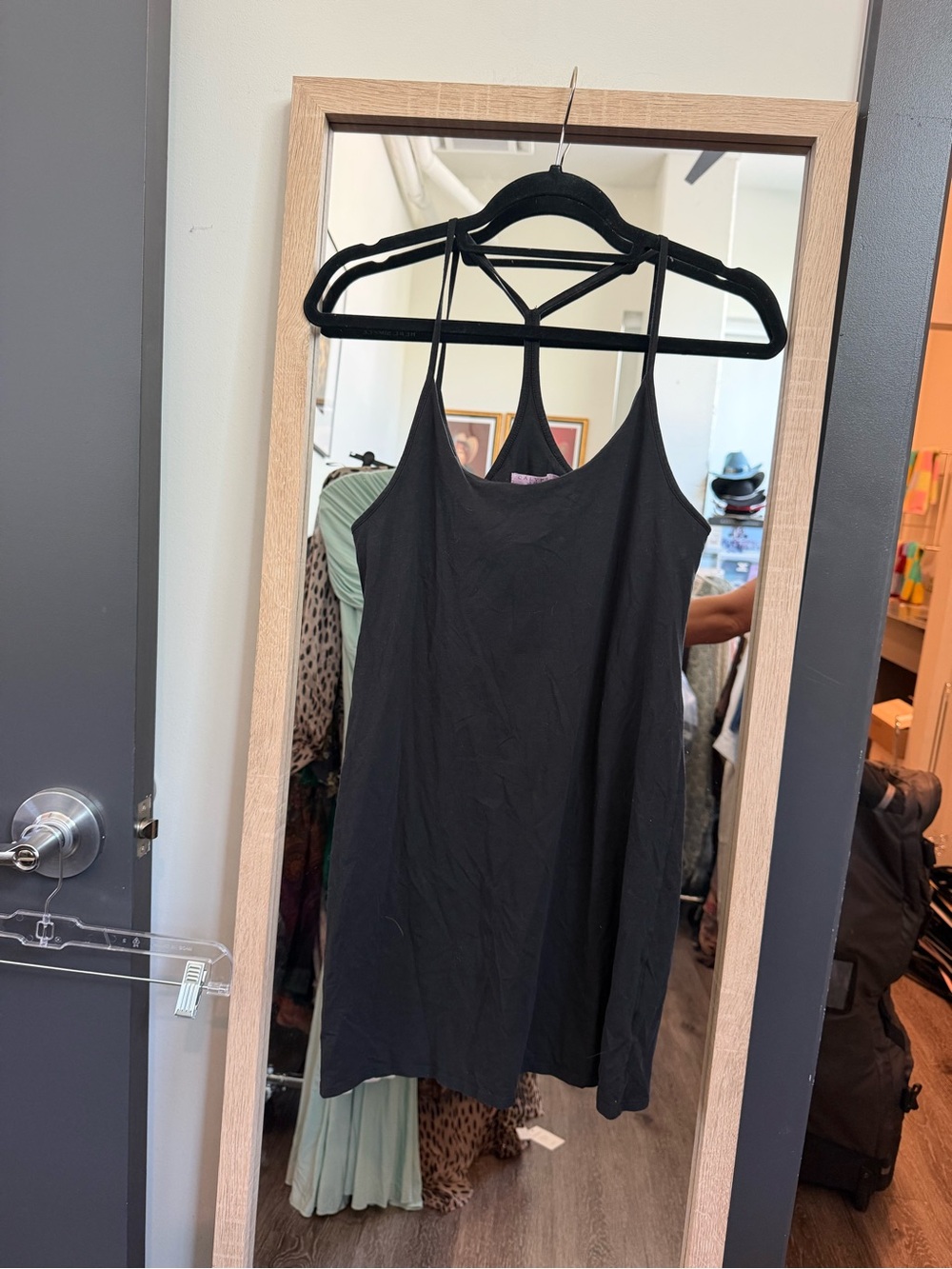 Calypso St. Barth Black Strappy Slip Cami